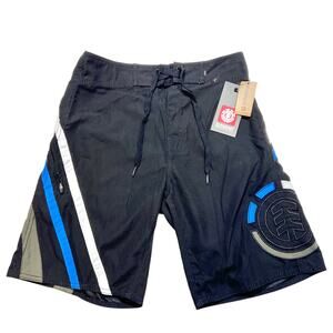 Element Shorts Kids Youth 26 Black White Blue Gray Swimwear Trunks Polyester New